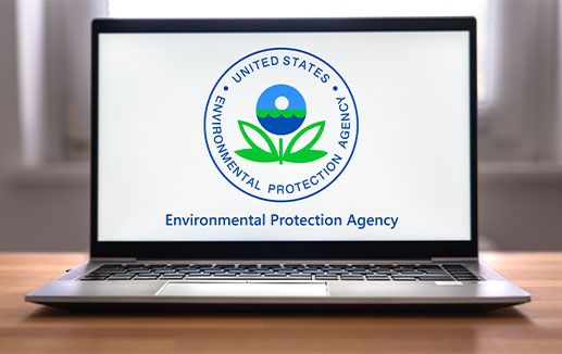 Concept - EPA logo on laptop screen - © gguy stock.adobe.com