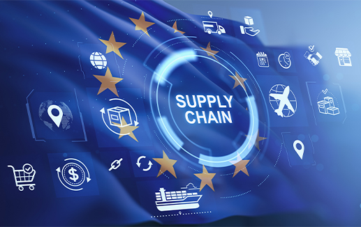 Concept - EU supply chain © mageFlow stock.adobe.com