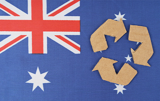 Concept - recycling in Australia © Dzmitry stock.adobe.com