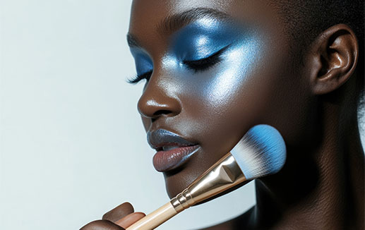 Cosmetics - woman applying makeup © Isuru stock.adobe