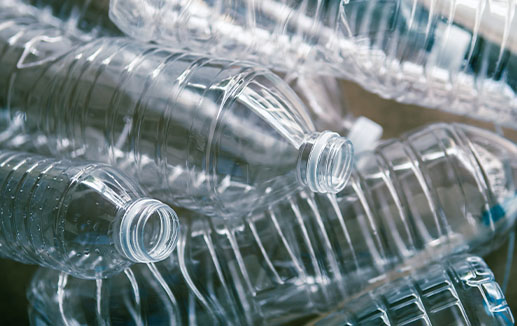 General - Water bottles made from polyethylene terephthalate (PET) - © wachiwit stock.adobe.com