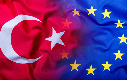 Place - Turkey and EU flags © weyo stock.adobe.com