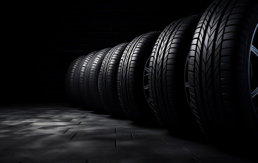 new car tyres in a row © paffy stock.adobe.com